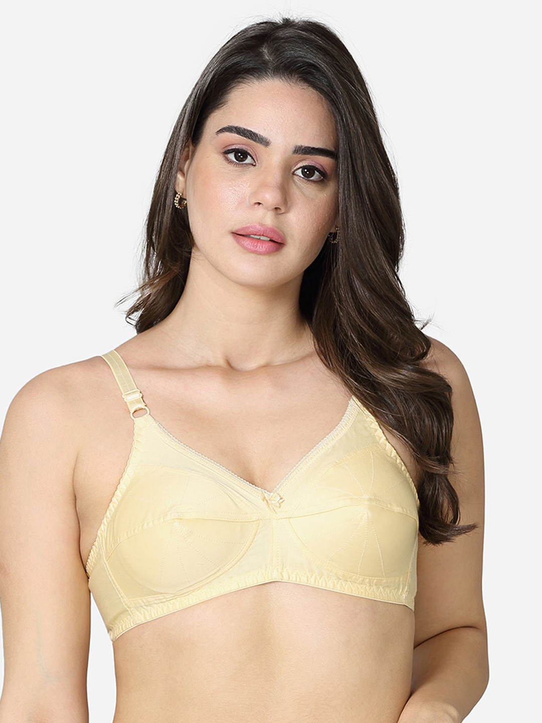 VStar Nude-Coloured Non Padded Non-Wired Everyday Bra-RAAZ-B-SKIN