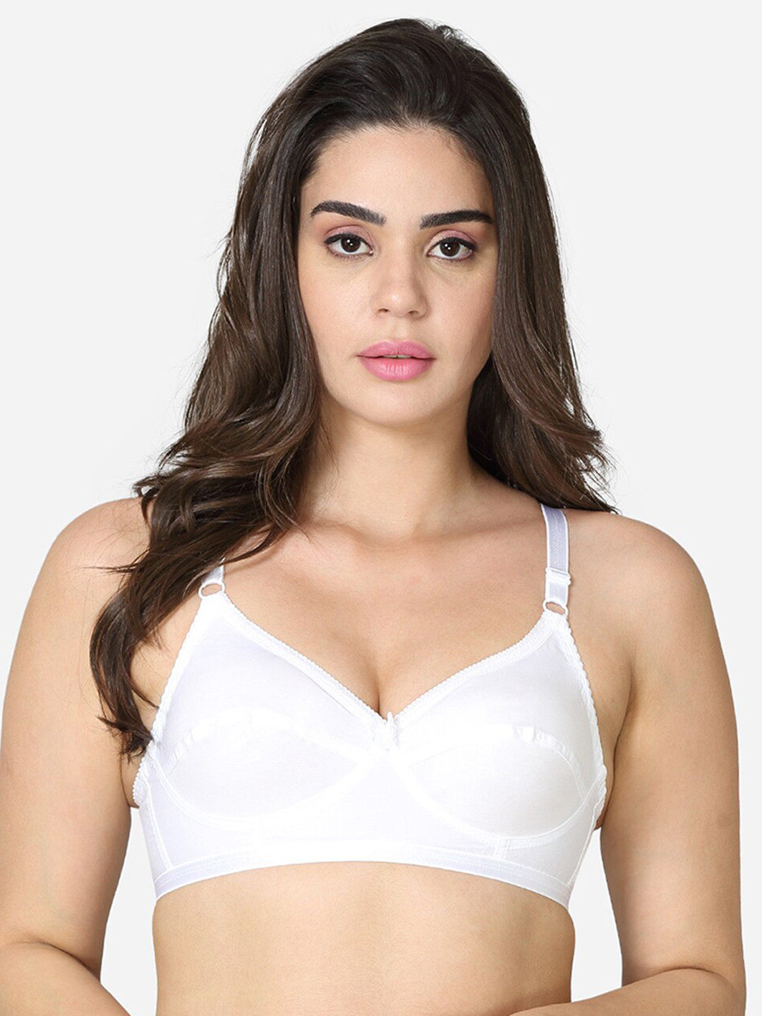 VStar White Non Padded Non-Wired Everyday Bra-DREAMS-C-WHITE