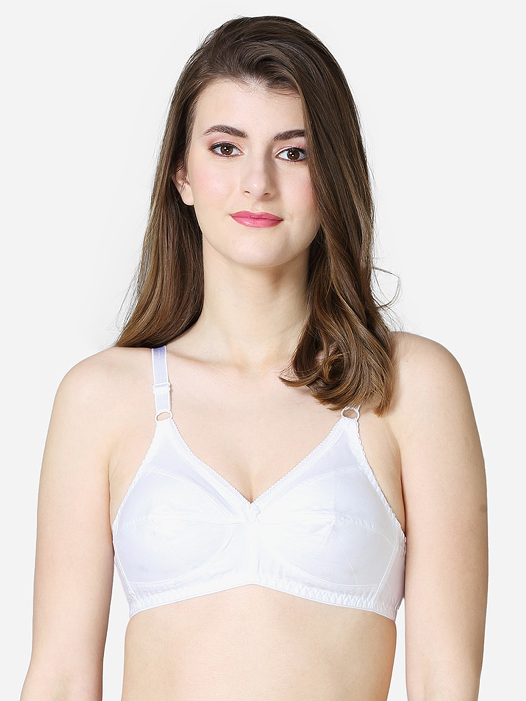VStar White Non Padded Non-Wired Everyday Bra-RAAZ-B-WHITE