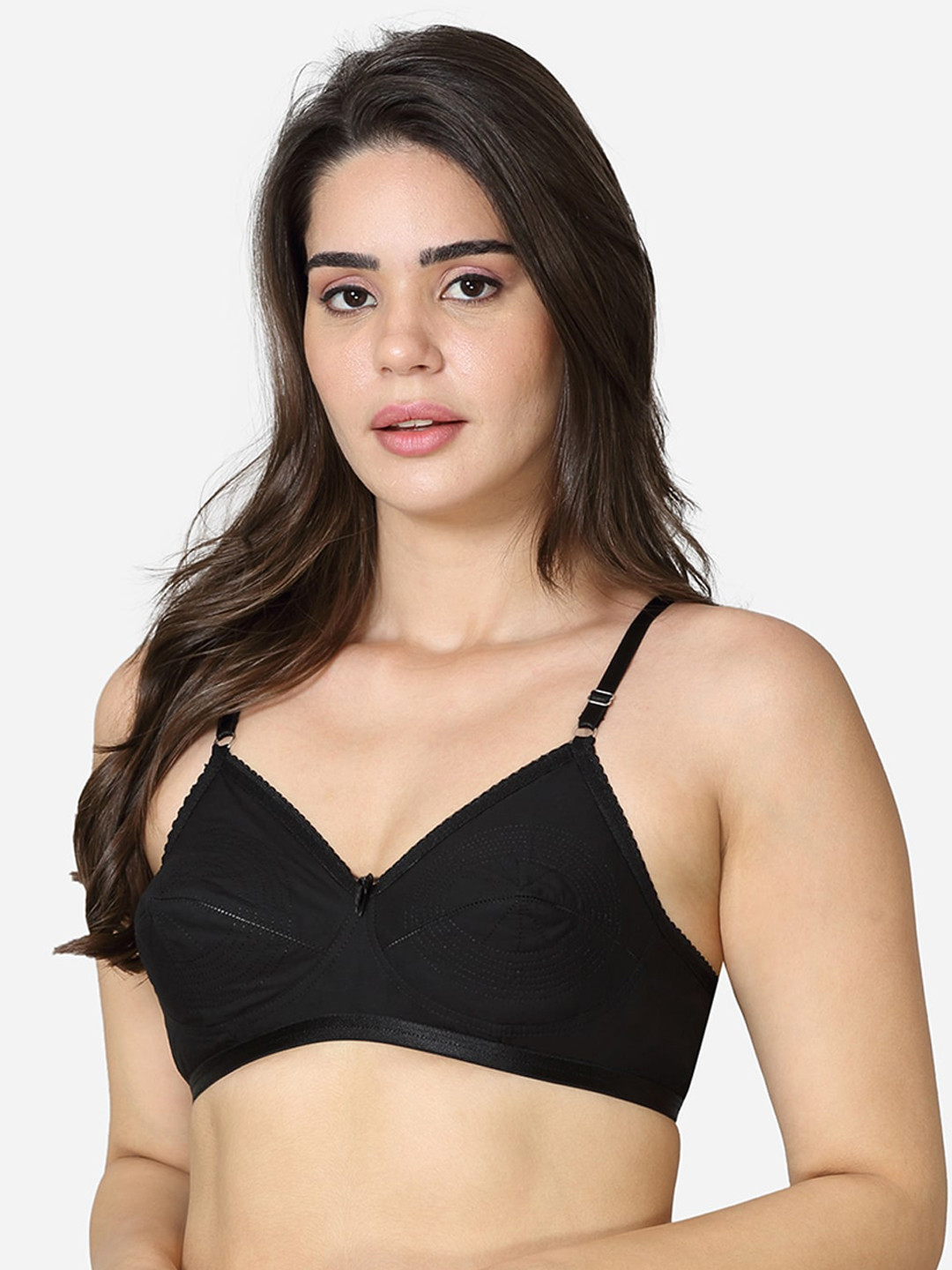VStar Black Non Padded Non-Wired Maternity Bra-MACARE-B-BLACK