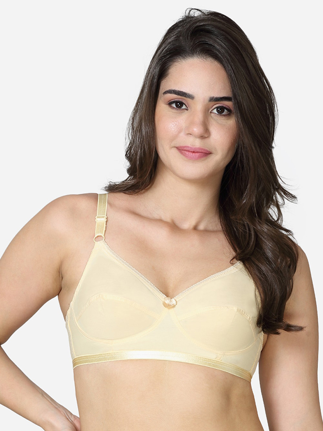 VStar Skin Non Padded Non-Wired Everyday Bra-DREAMS-B-SKIN