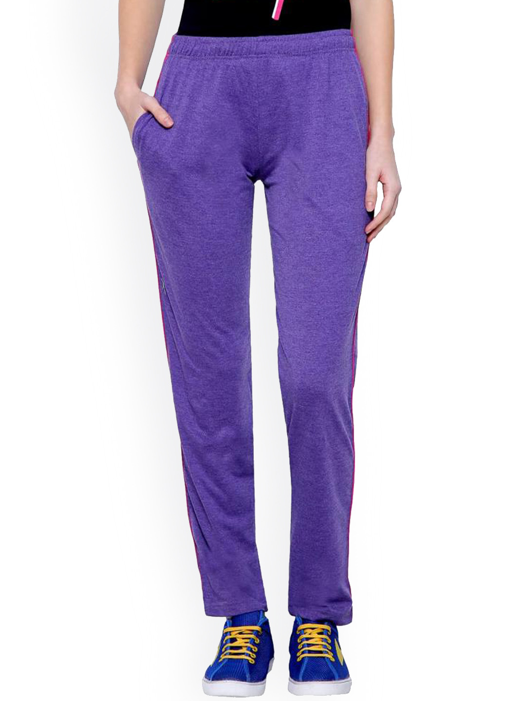 DYCA Women Purple Solid Track Pant
