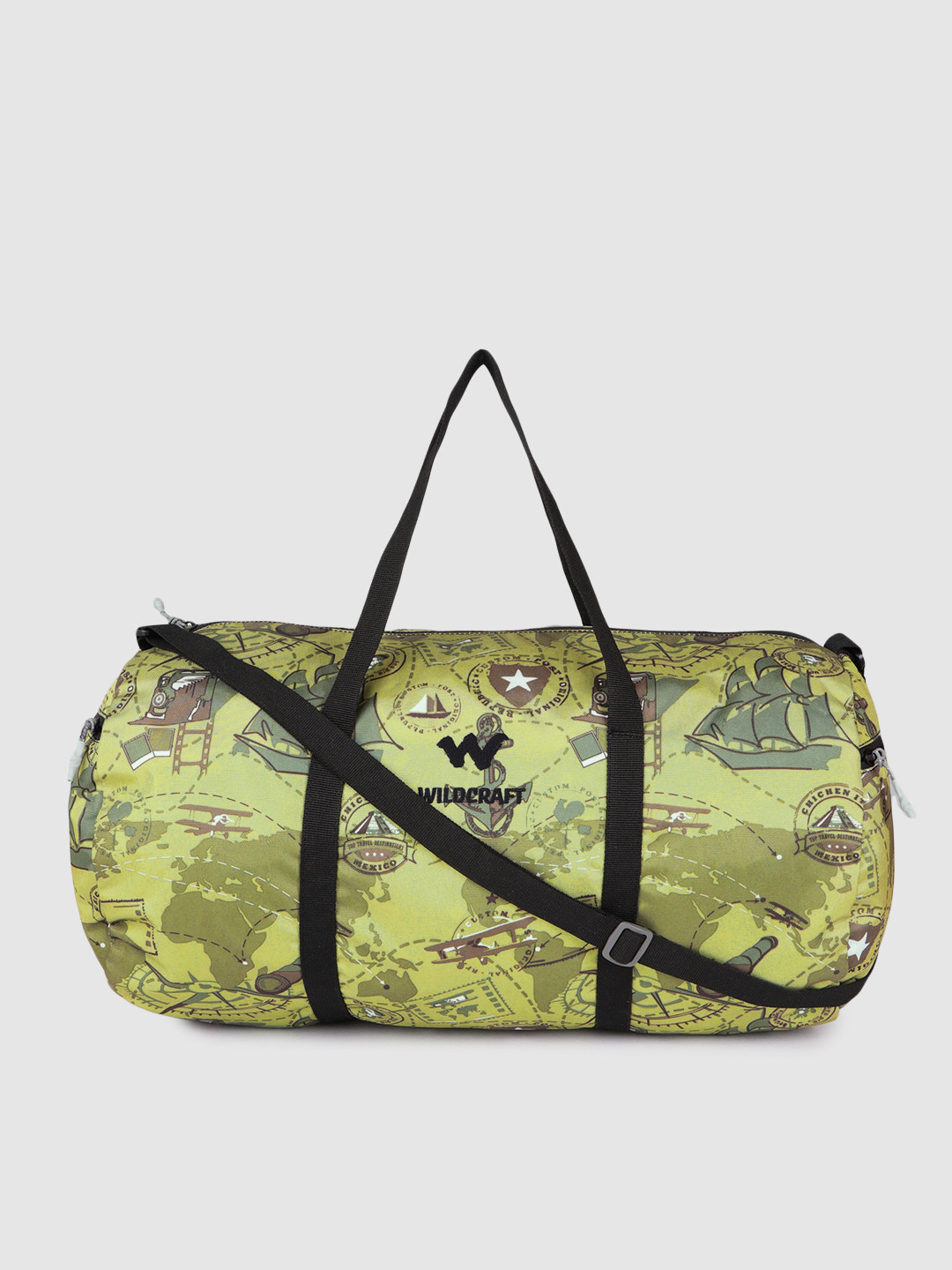 Wildcraft Unisex Khaki Printed Duff 2 Duffel Bag