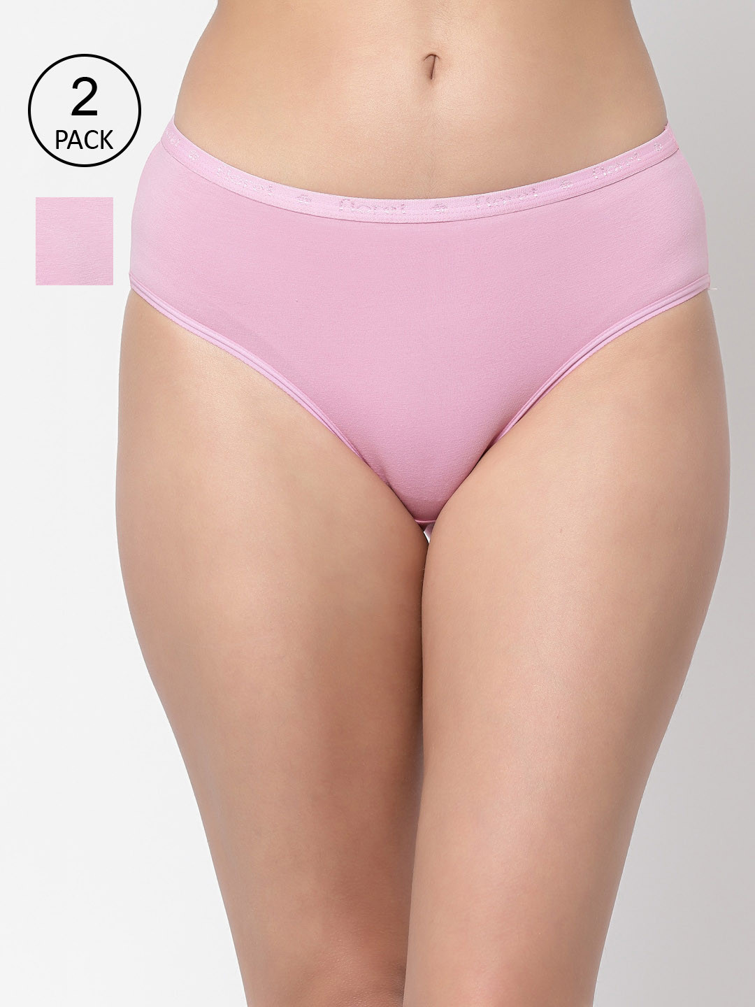 Floret Women Pack Of 2 Assorted Hipster Briefs
