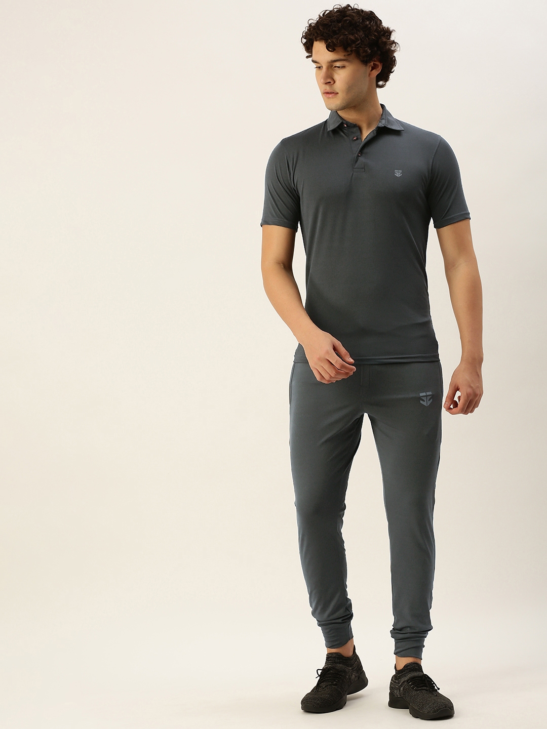 Track pants 2025 with polo shirt