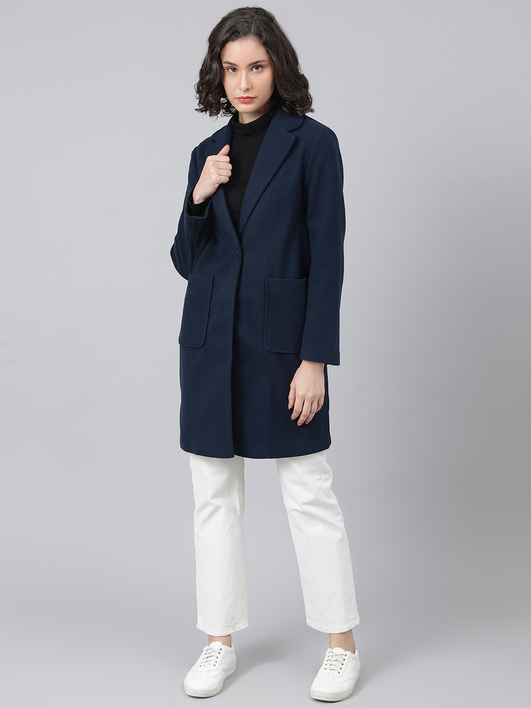 Marks and spencer 2024 ladies navy coats