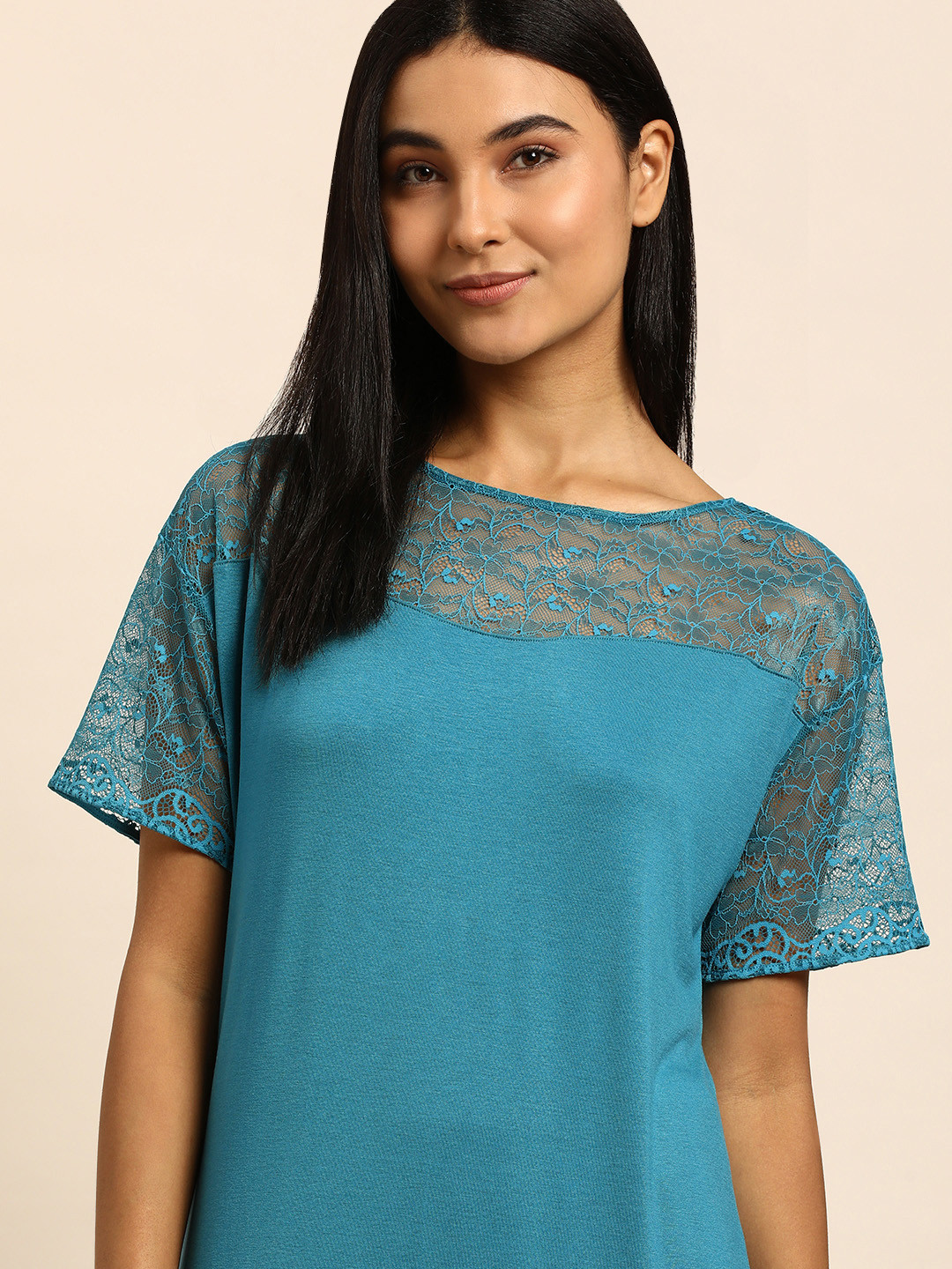 Triumph Woman Short Sleeve Soft Fabric Sustainable Nightdress