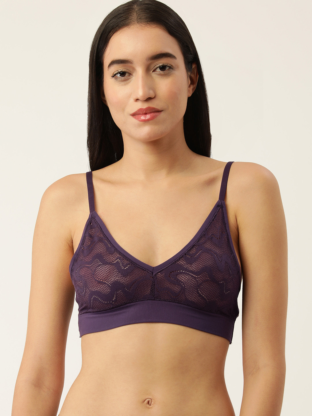Sloggi Woman Non Padded Wireless Soft Reversible Lacy Slipon Bralette
