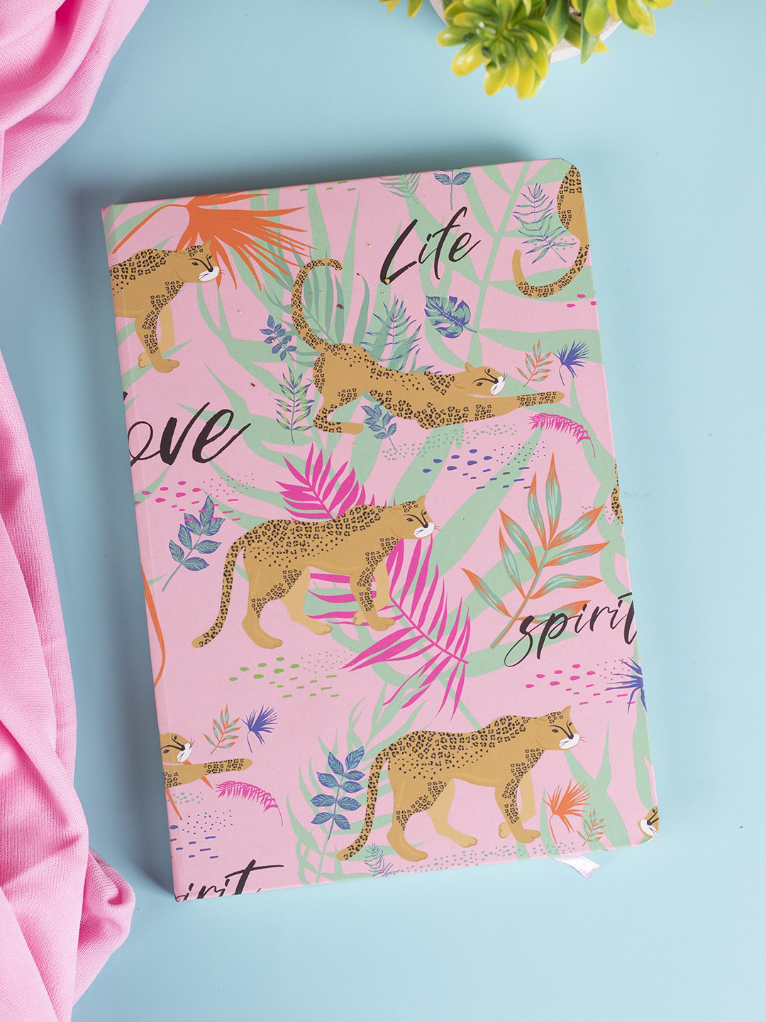 MARKET99 Pink Printed Notebook