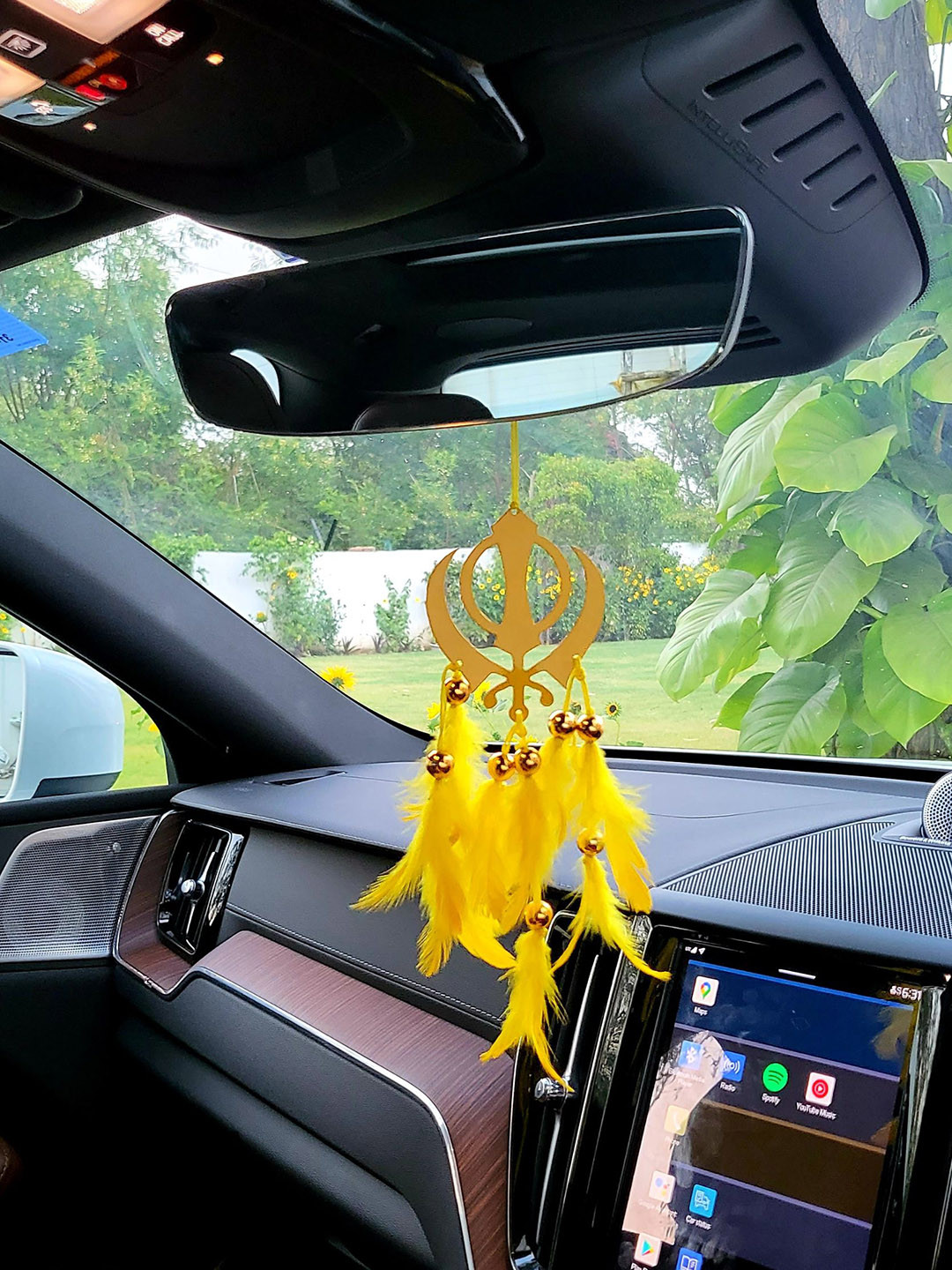 BS AMOR Vibrant Khalsa Dream Catcher Car Hanging Windchimes