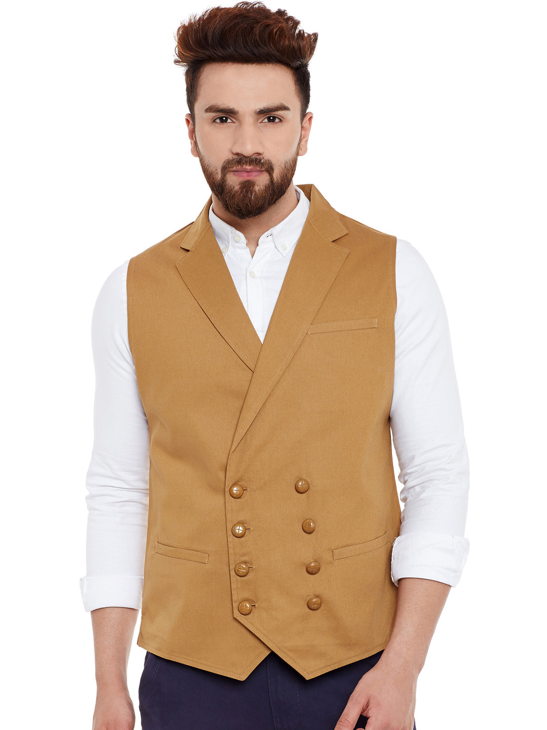 Hypernation Khaki Waistcoat