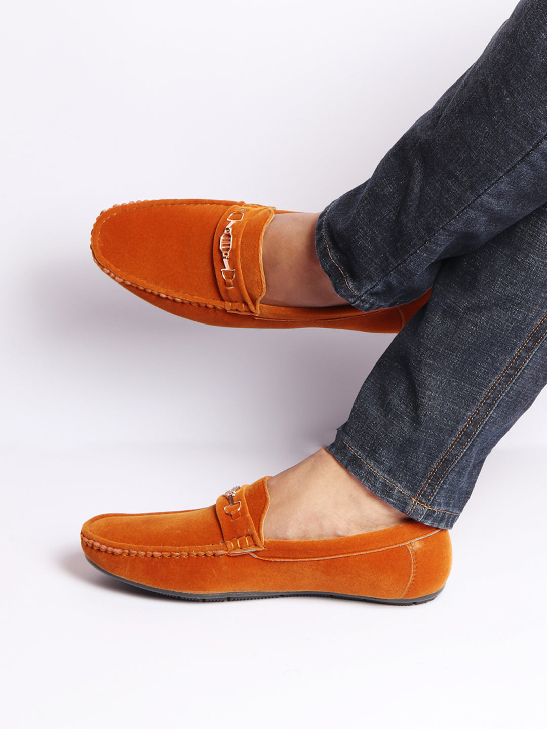 FAUSTO Men Brown Comfort Loafers