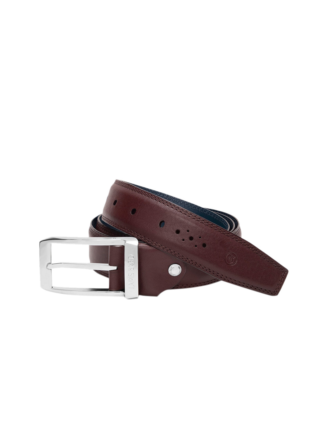 Lapis Bard Brown Knightsbridge Skeleton Buckle with Vintage Leather Belt