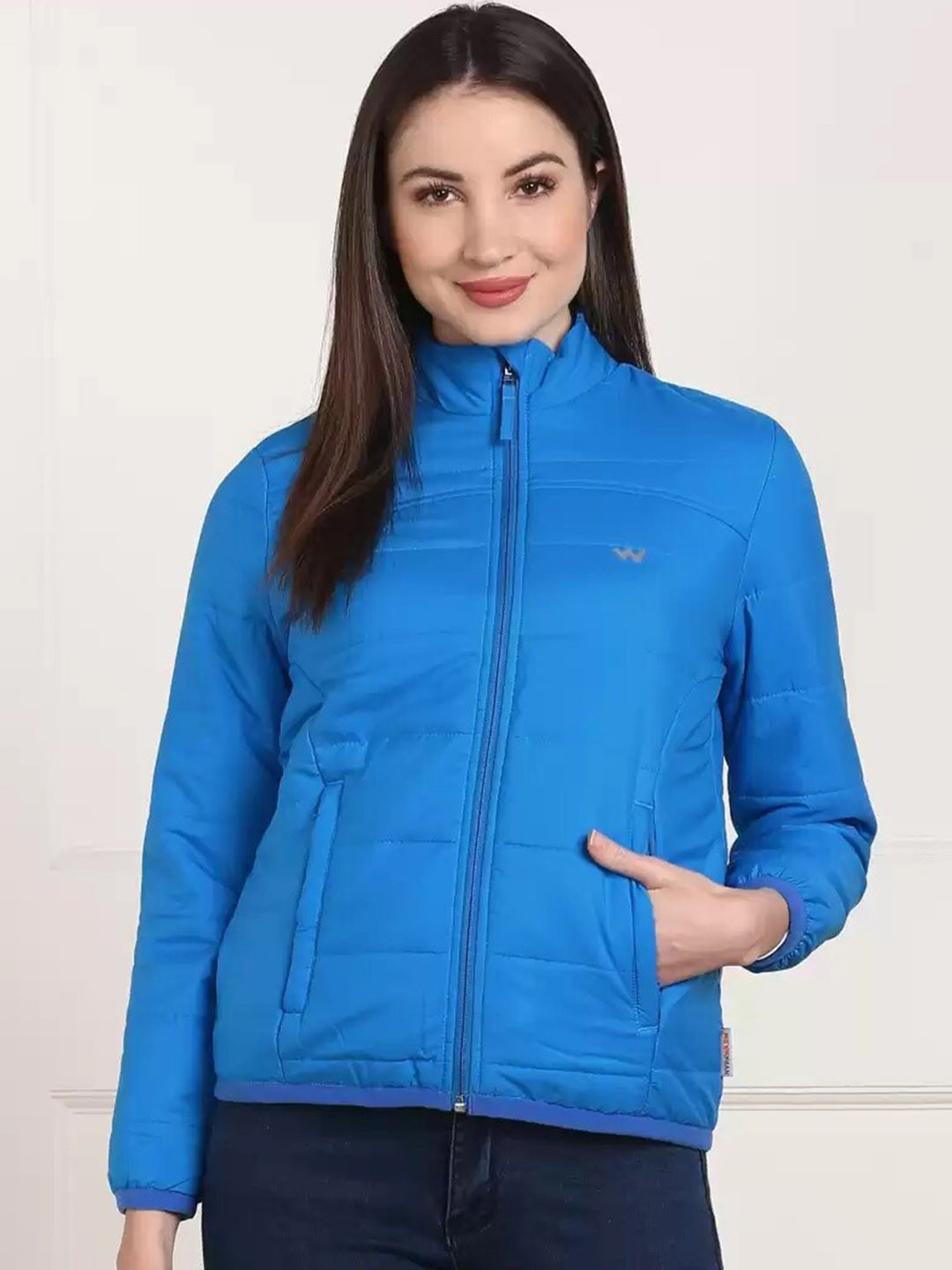 Wildcraft Women Blue Lightweight Padded Jacket