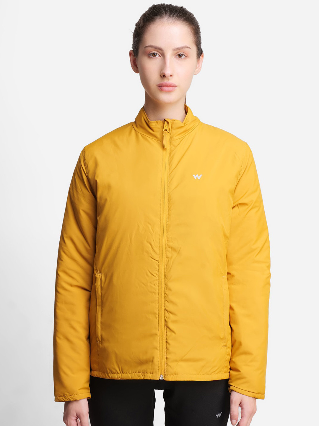 Wildcraft Women Yellow Lightweight Longline Outdoor Sporty Jacket