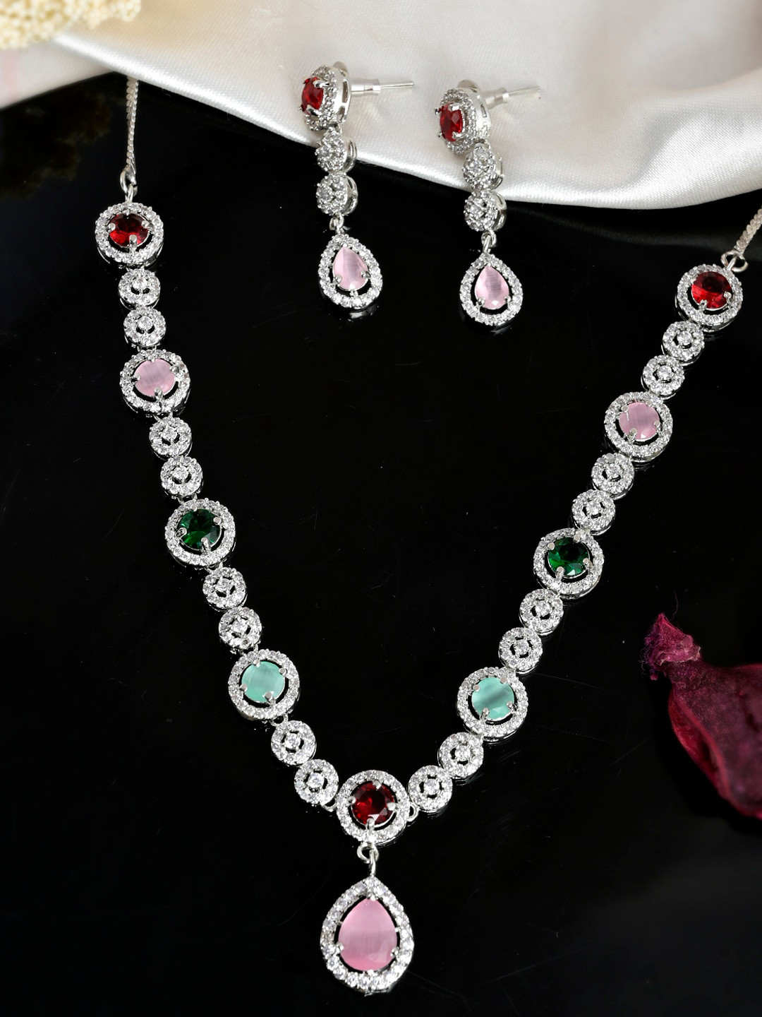 Shoshaa Silver-Plated Silver Jewellery Set