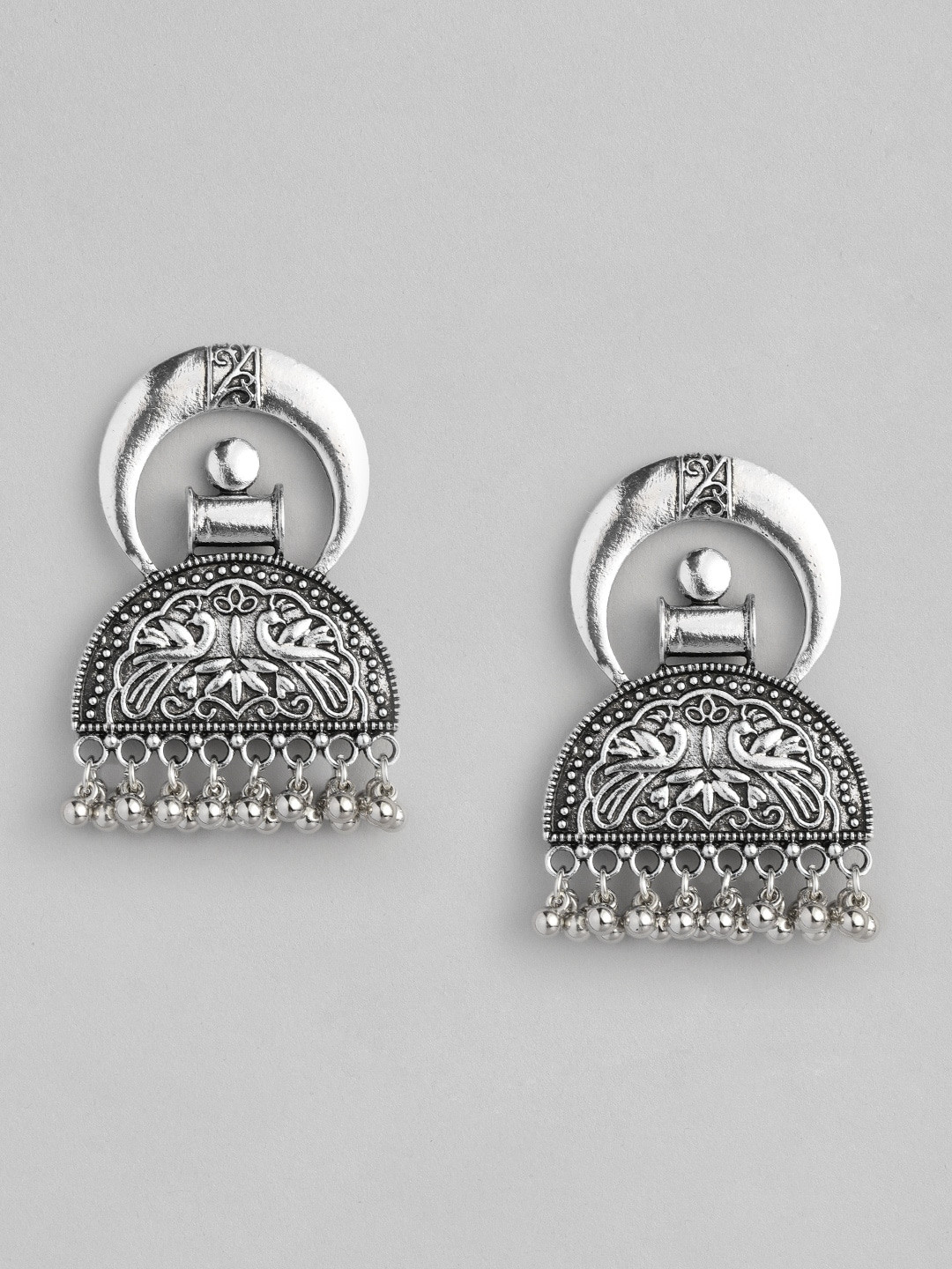 Sangria Geometric Drop Earrings