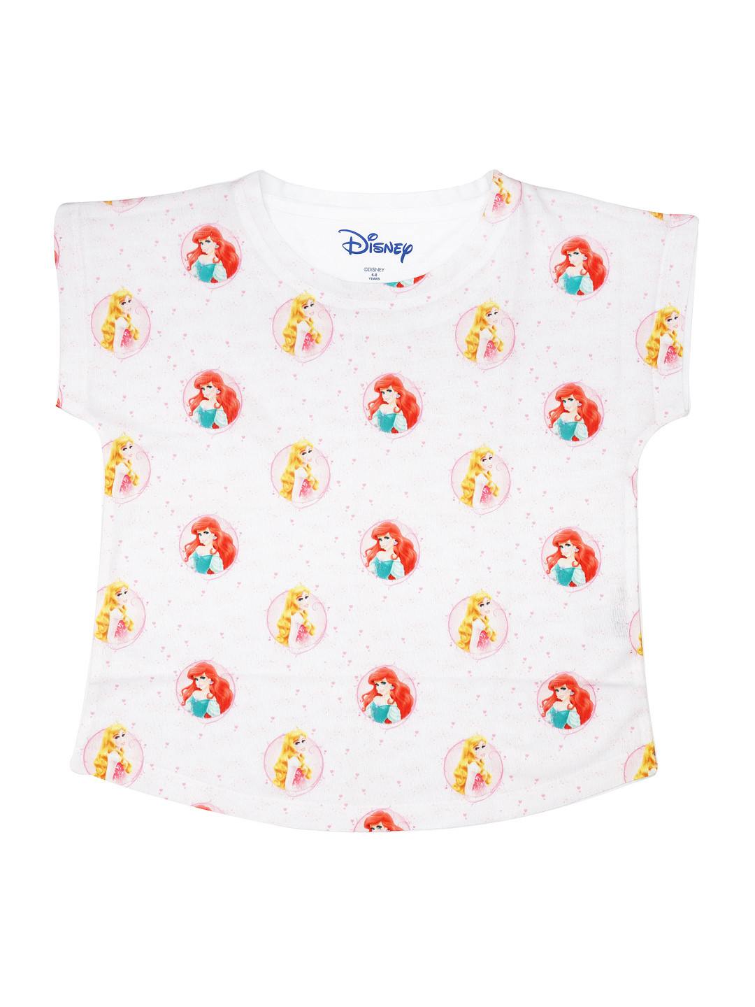 Disney by Wear Your Mind Girls Off-White Printed Top