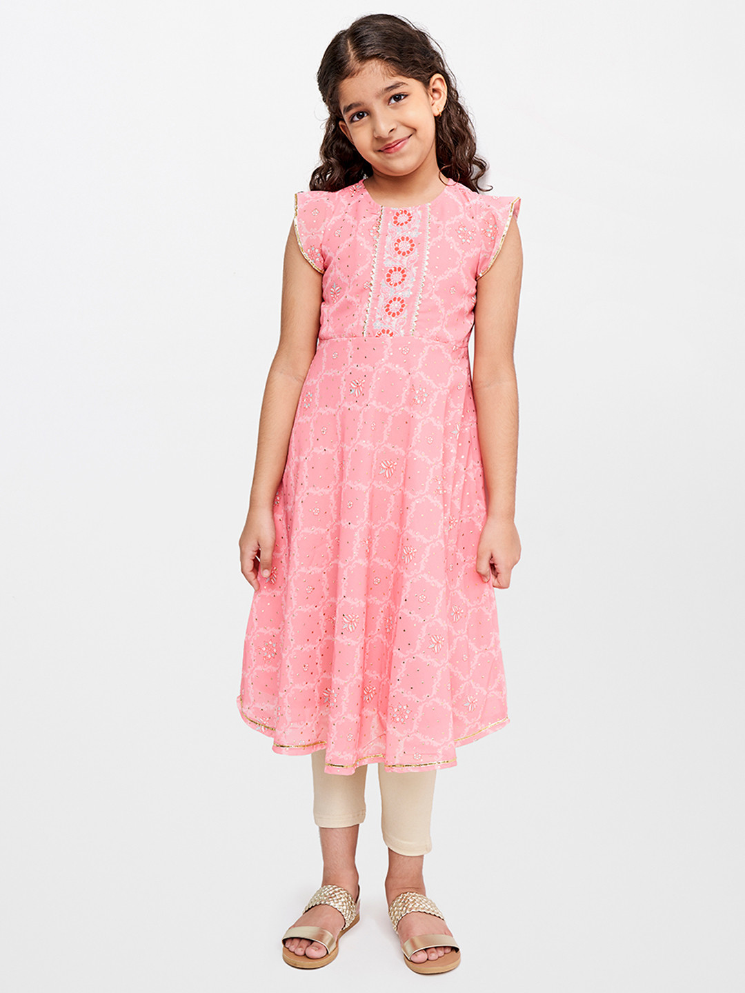 Global Desi Girls Printed Leggings