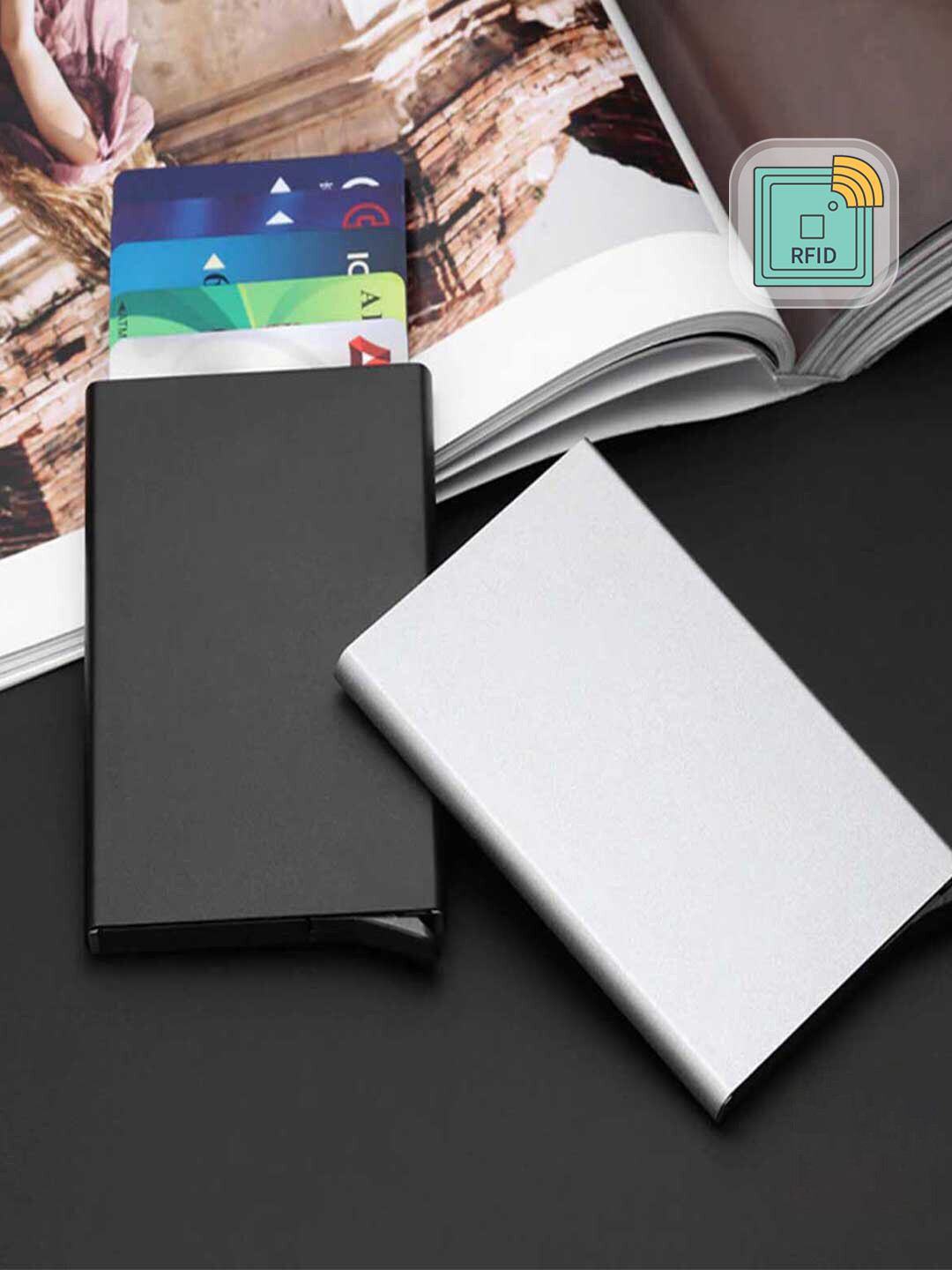 VOGARD Unisex Set Of 2 Card Holder