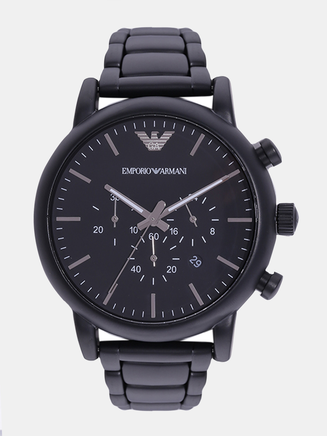 Emporio Armani Men Black Chronograph Analogue Watch AR1895I