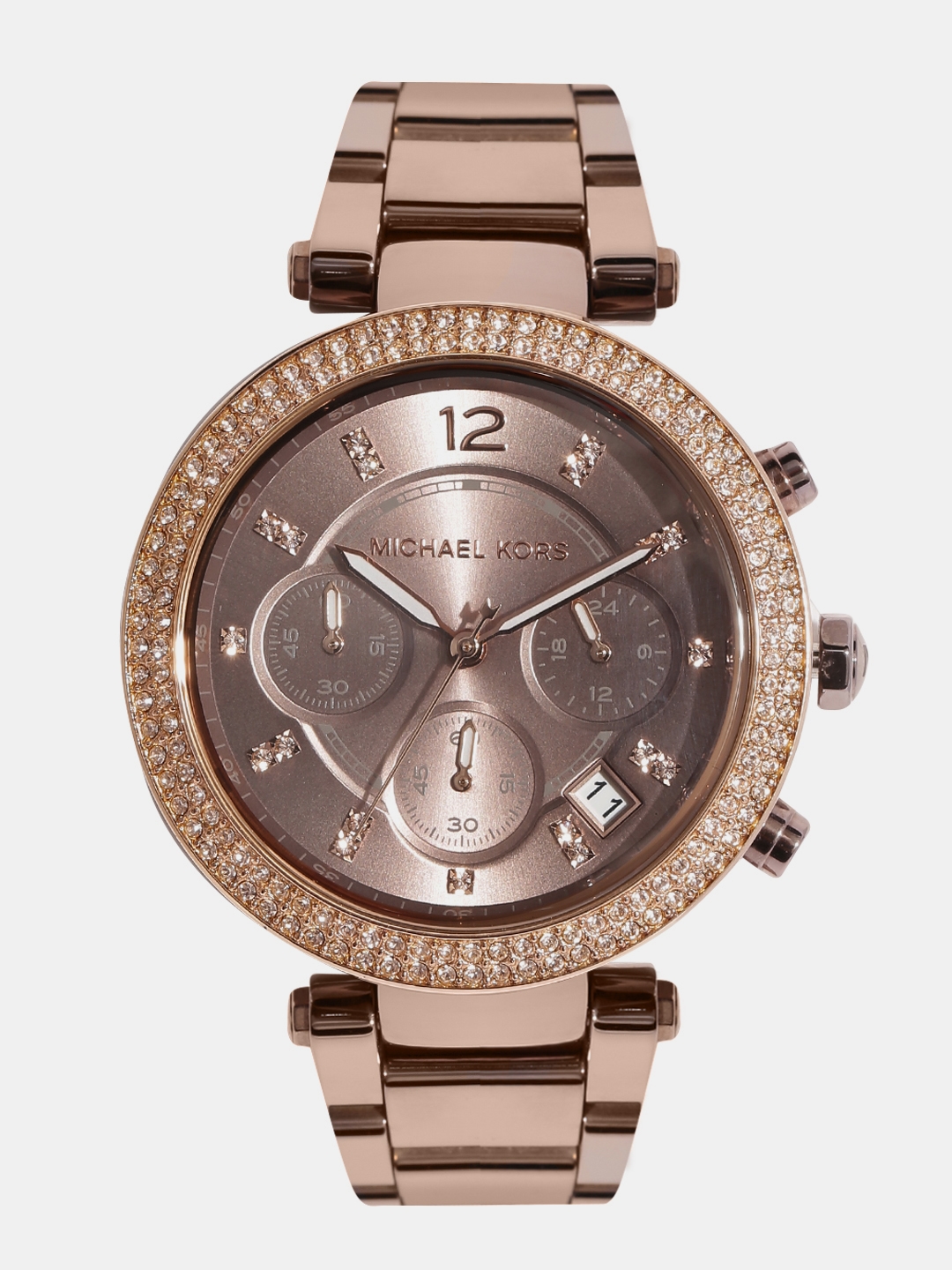 Michael Kors Mens Everest Chronograph Chocolate Leather Strap Watch   Dillards