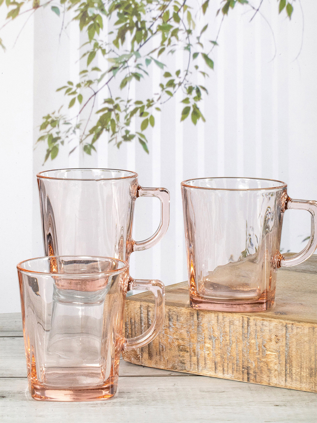 Pasabahce Transparent Set Of 6 Dishwasher And Microwave Safe Glass Mugs 270 ML Each