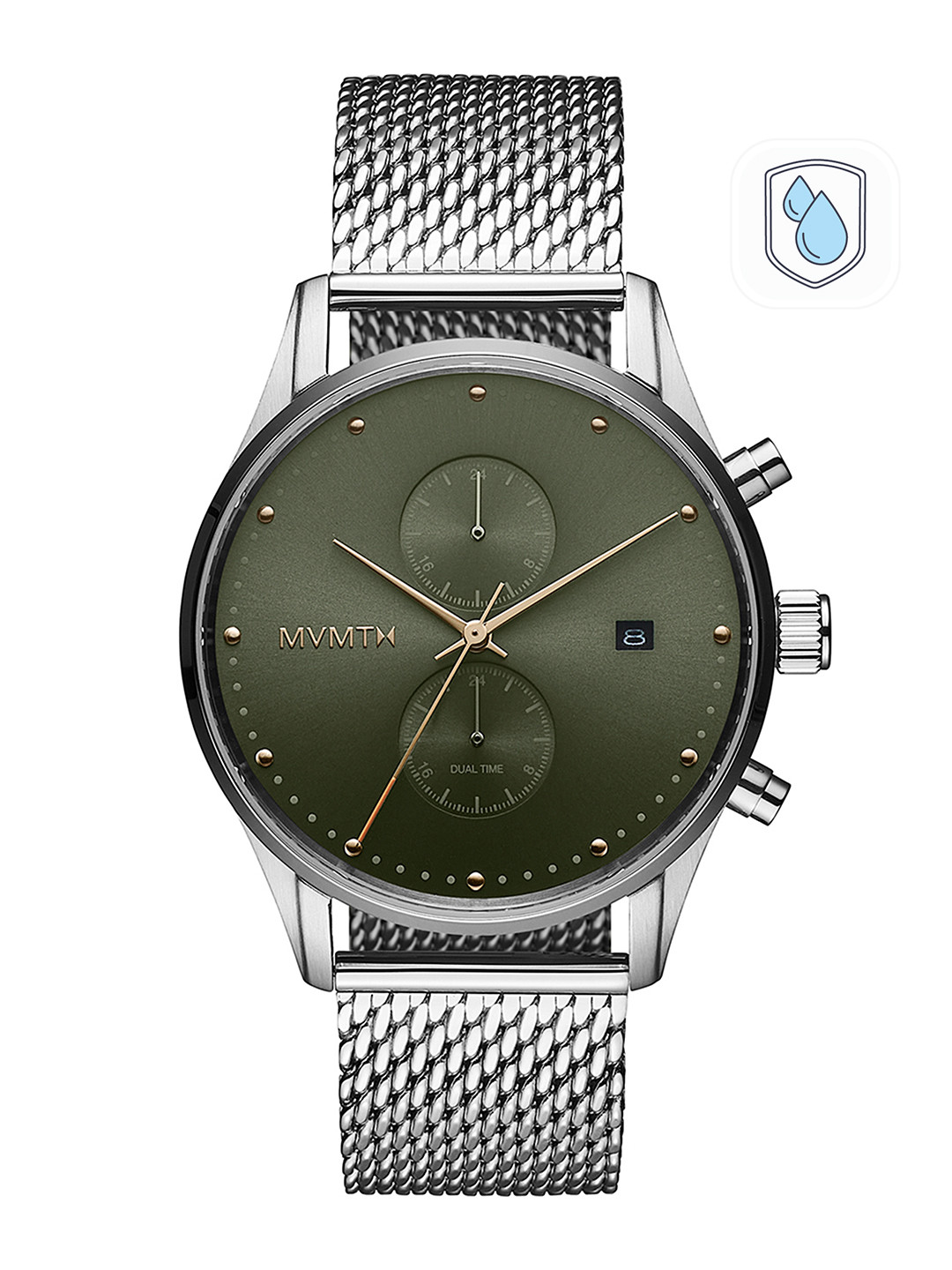 MVMT Men Green Voyager Analogue Watch 28000191