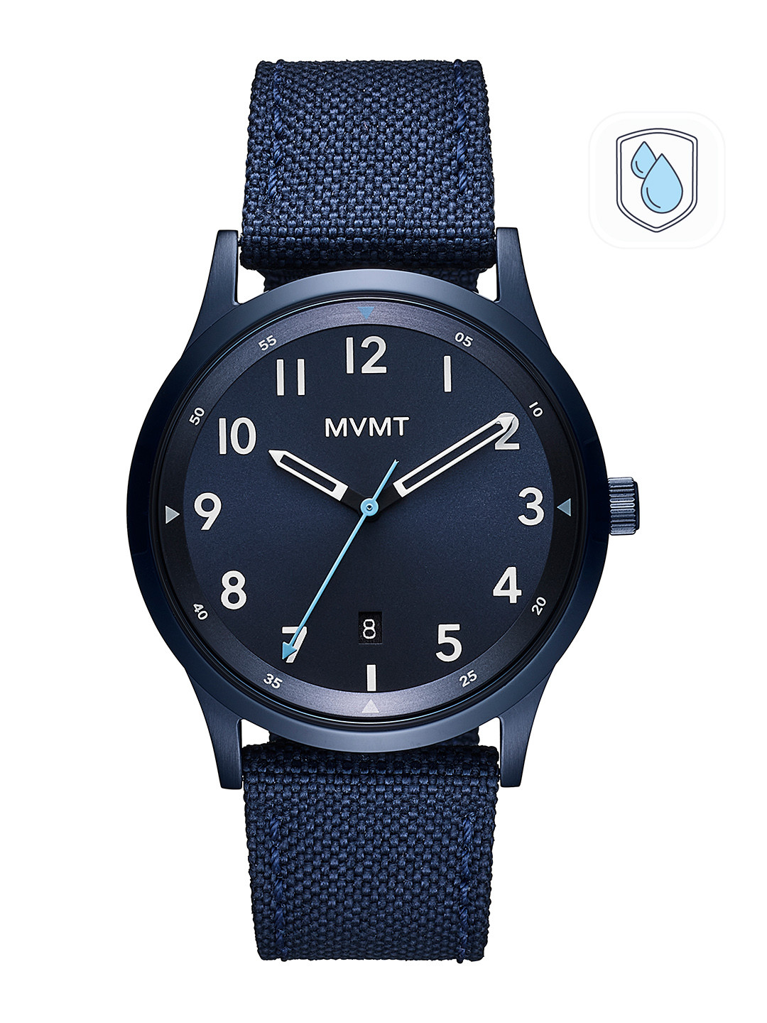MVMT Men Blue Solid Field Analogue Watch 28000222-D-Blue