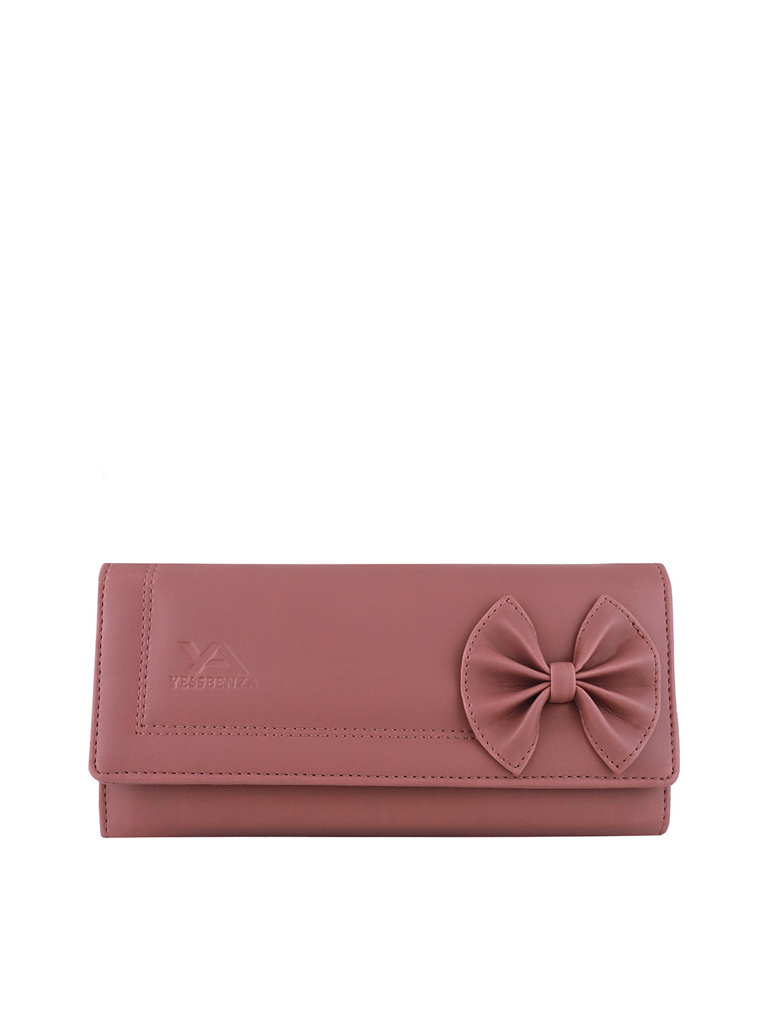 YESSBENZA Women Pink Solid Two Fold Wallet