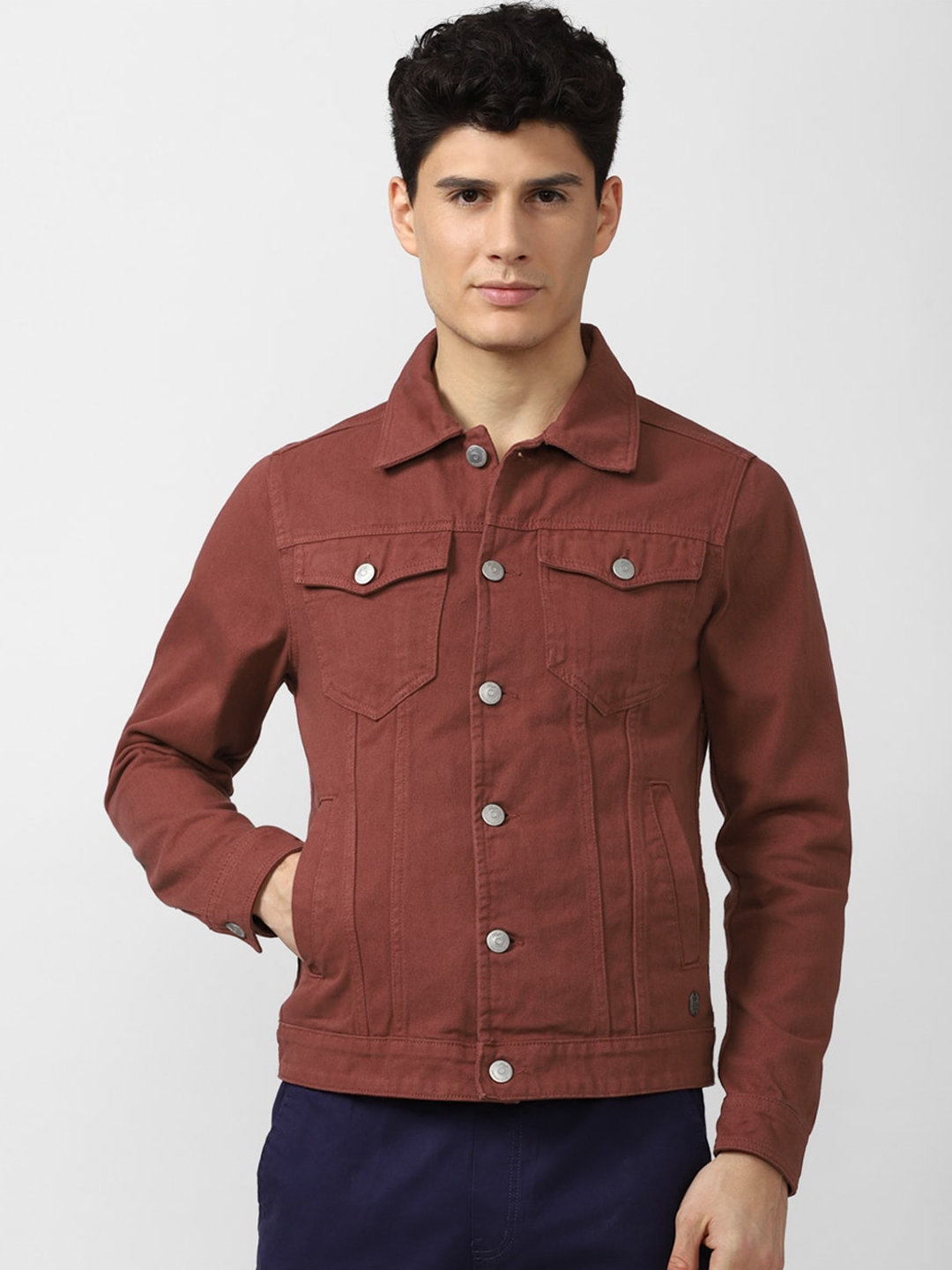 Mens maroon denim jacket new arrivals