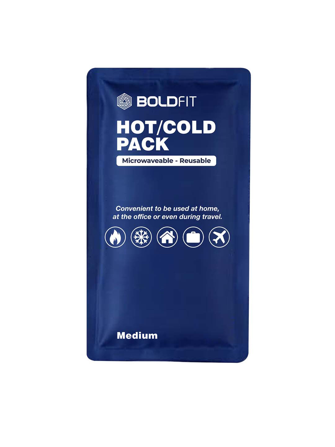 BOLDFIT Blue Printed Hot and Cold Ice Pack Gel