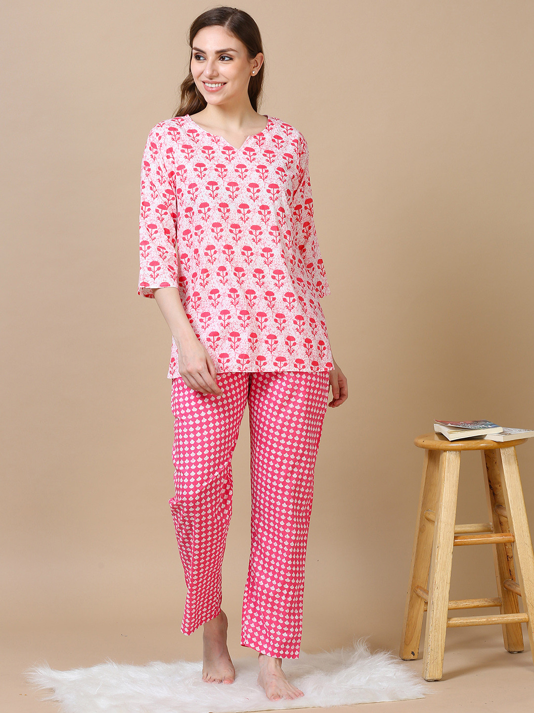 9shines Label Women Printed Night suit