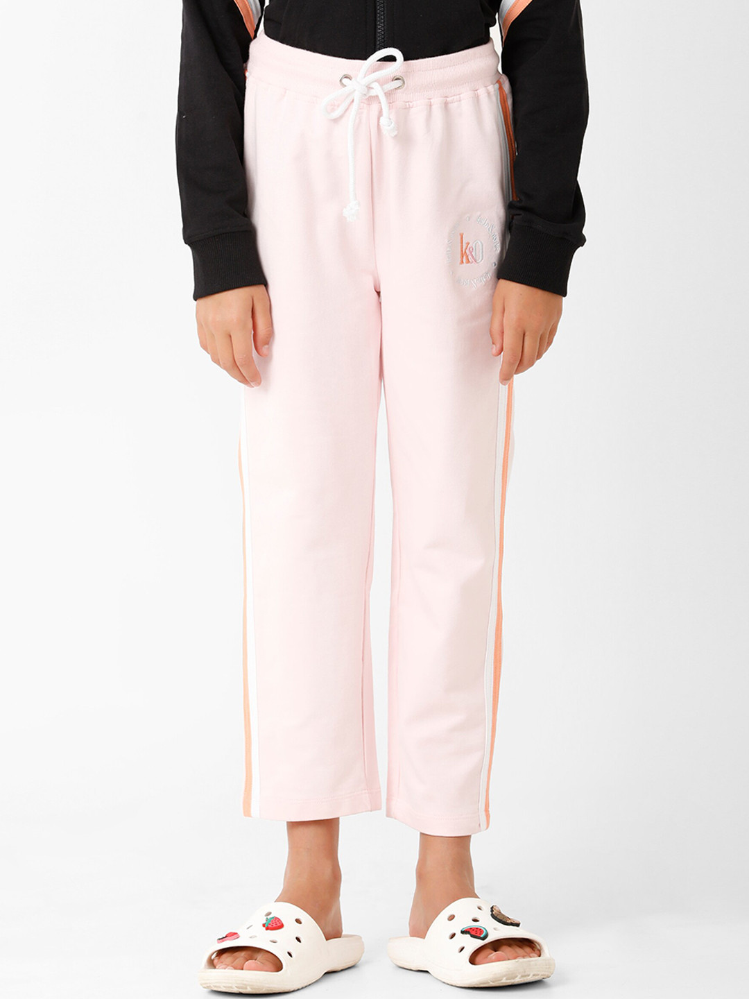 KATE & OSCAR Girls Pink Track Pants