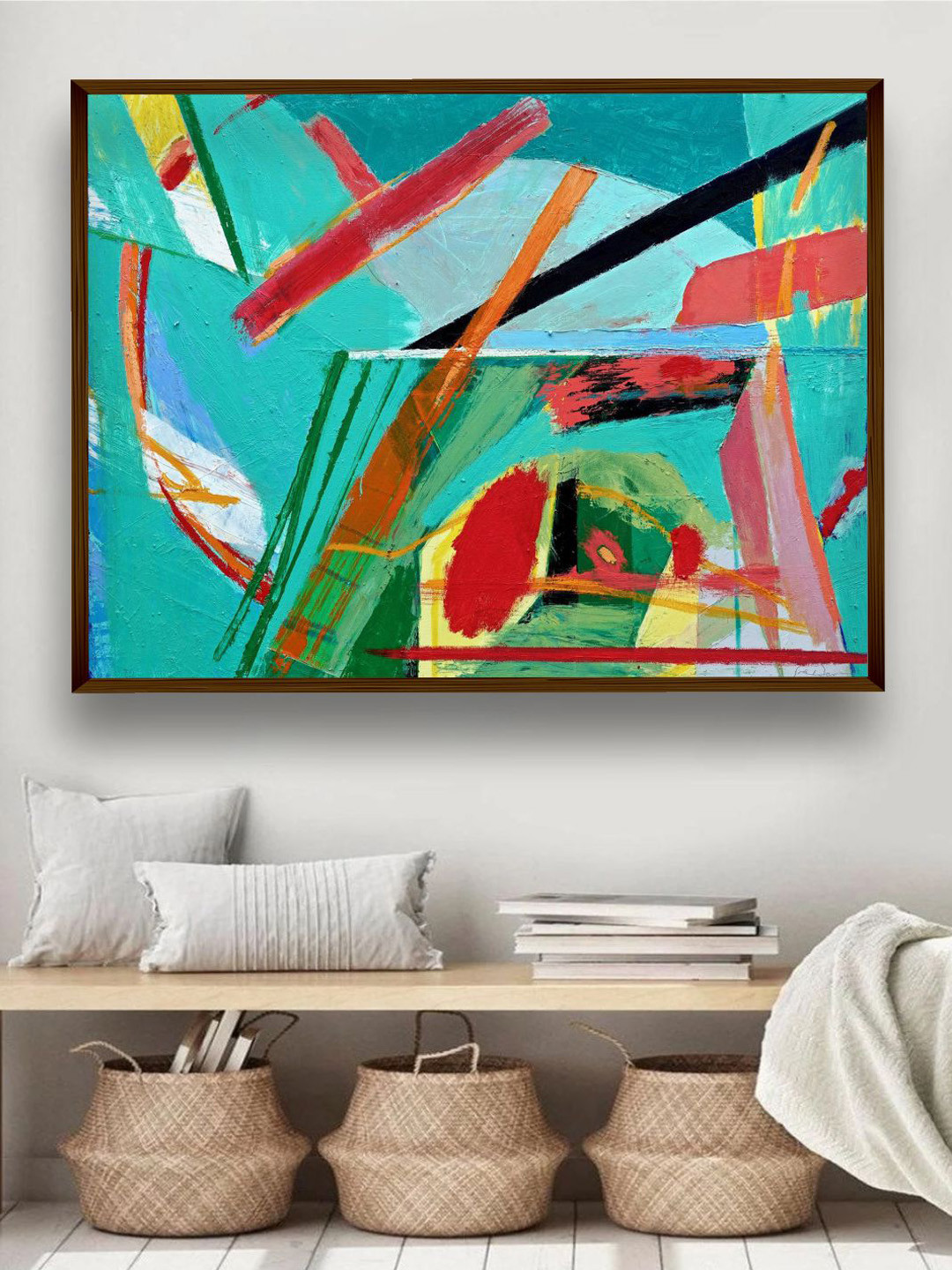 The Art House Multicoloured The Abstract Painting Framed Wall Art