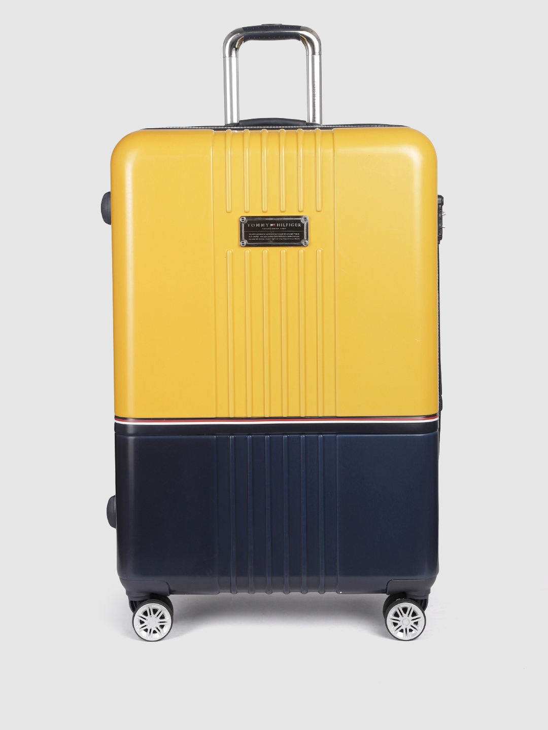 Tommy hilfiger yellow suitcase cheap