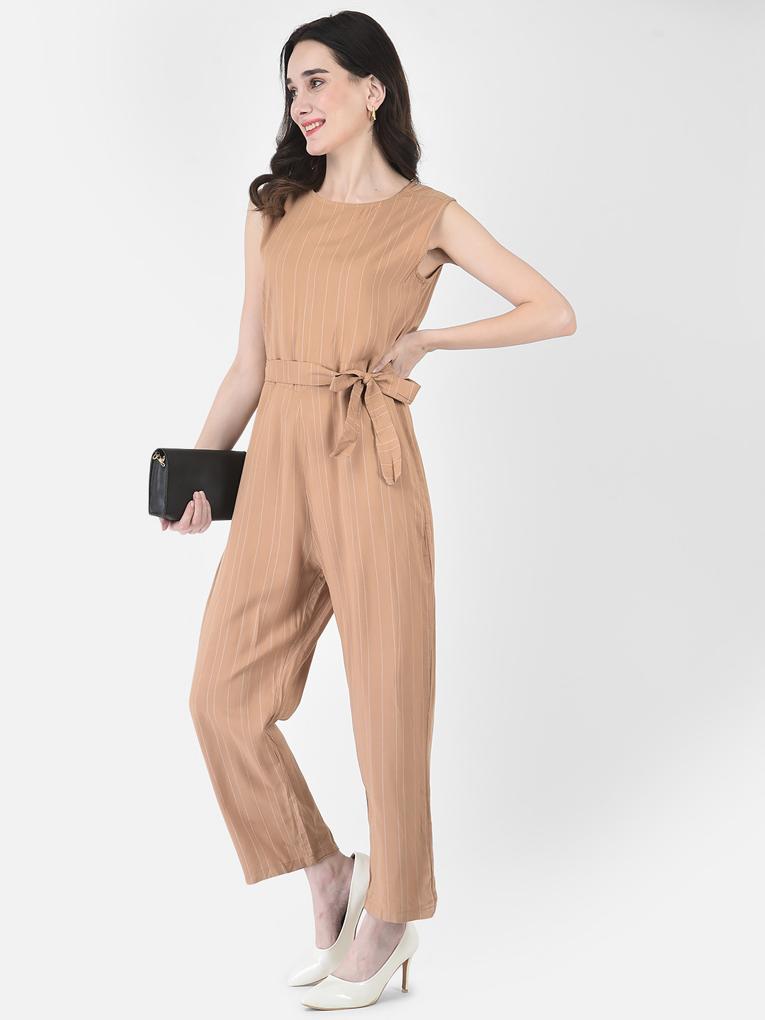 Crimsoune Club Striped Basic Jumpsuit