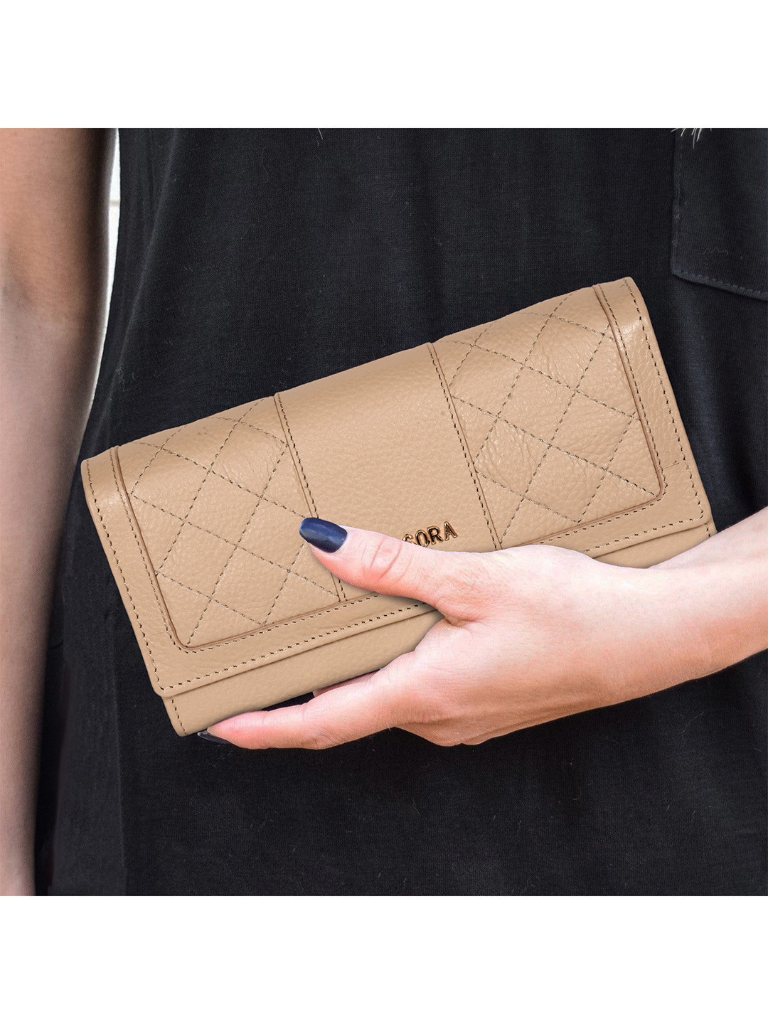 Sassora Women RFID Leather Purse