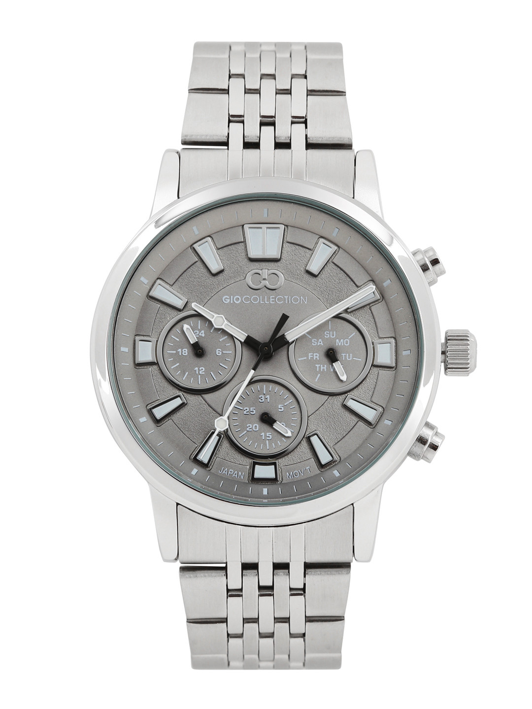 GIO COLLECTION Men Grey Analogue Watch G1025-33