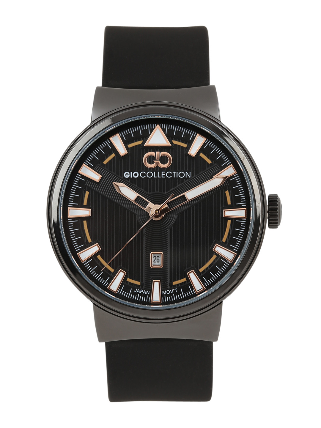 GIO COLLECTION Men Black Analogue Watch G1028-05