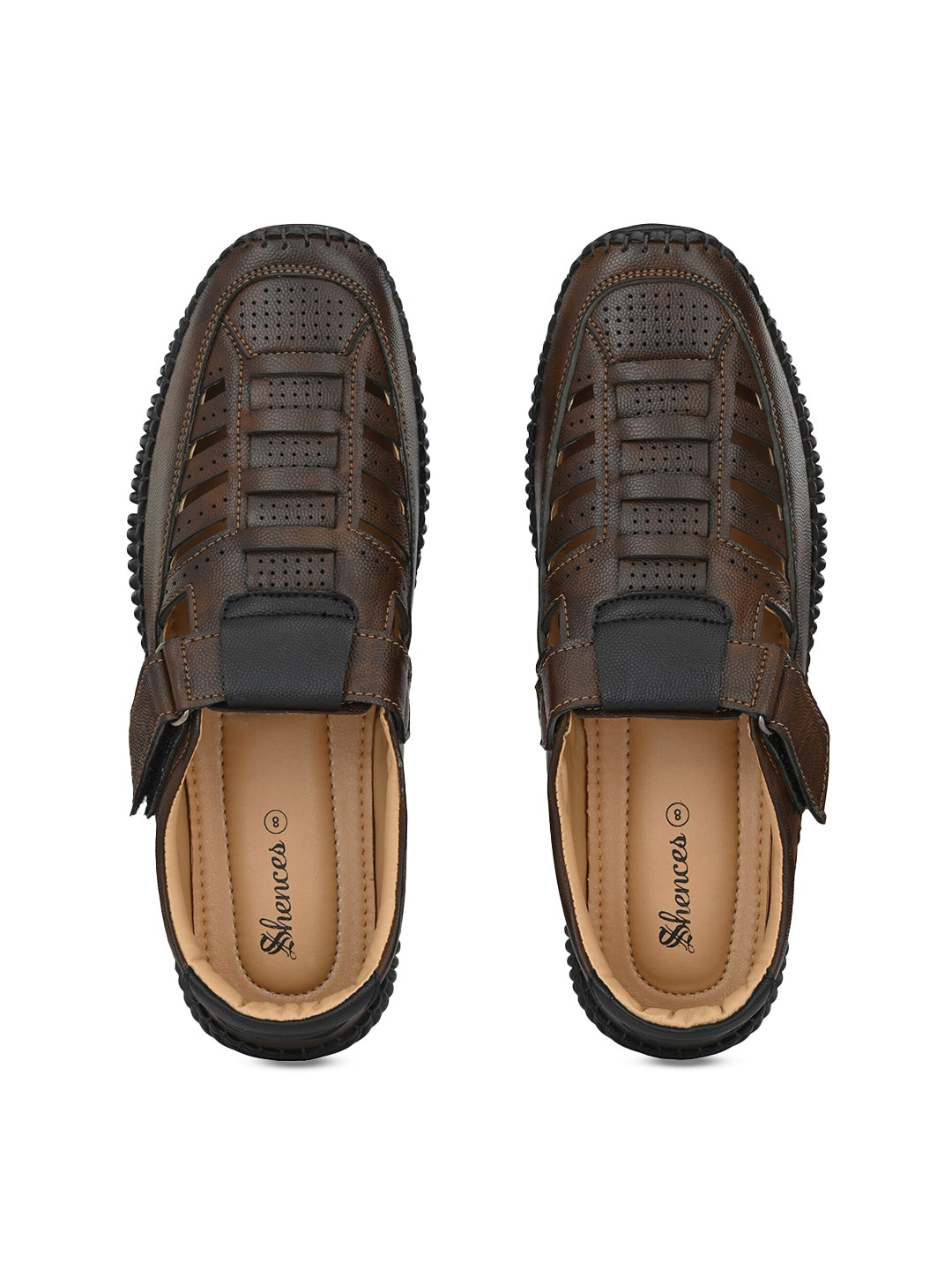 SHENCES Men Shoe-Style Sandals