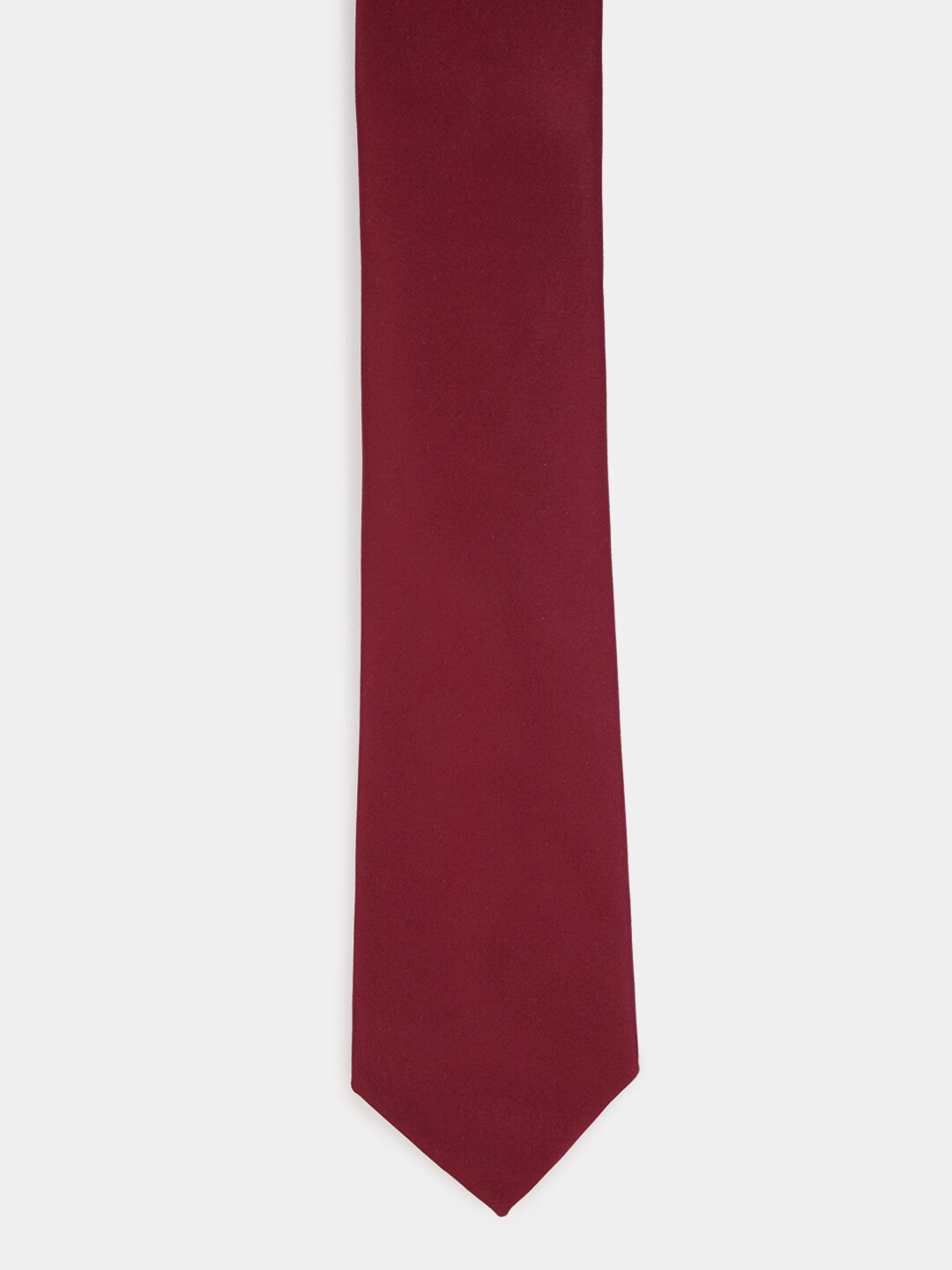 Louis Philippe Men Maroon Broad Tie