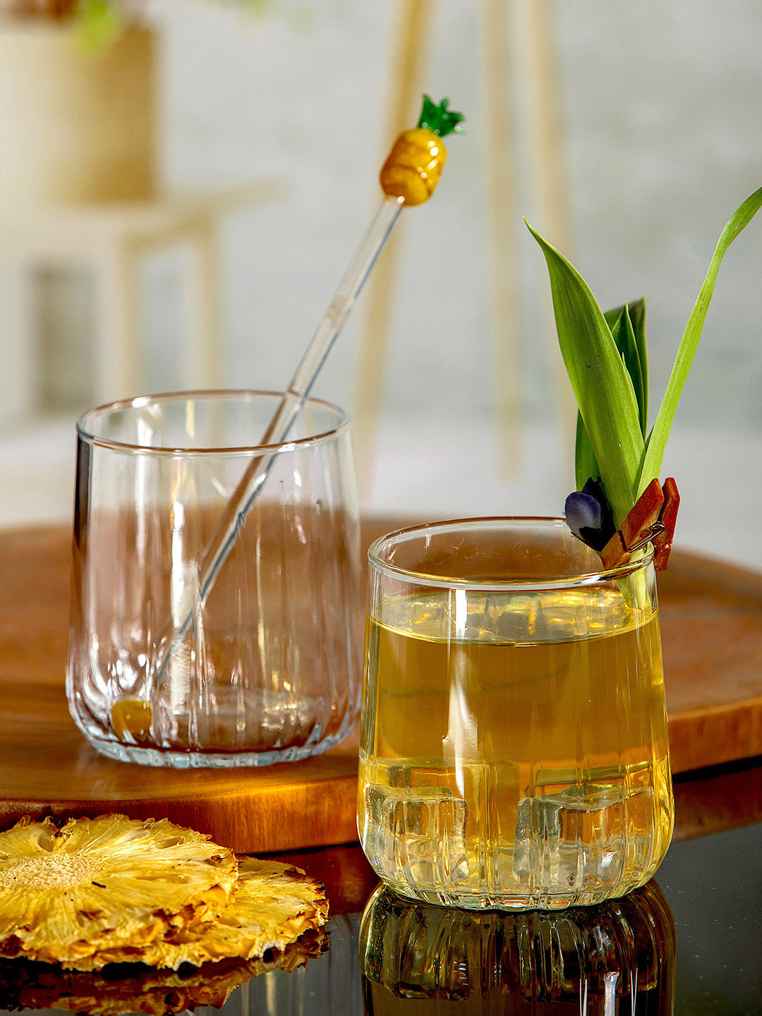 Pasabahce Set Of 6 Transparent Solid Glass Tumblers ???????310ml each