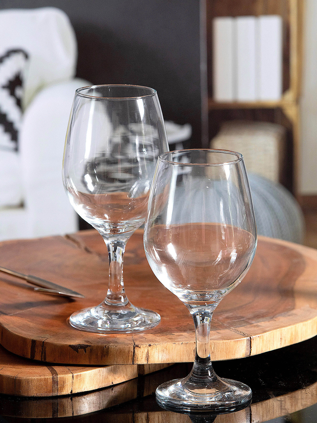 Pasabahce Transparent Set Of 6 Water or Juice Glasses 395 ML Each