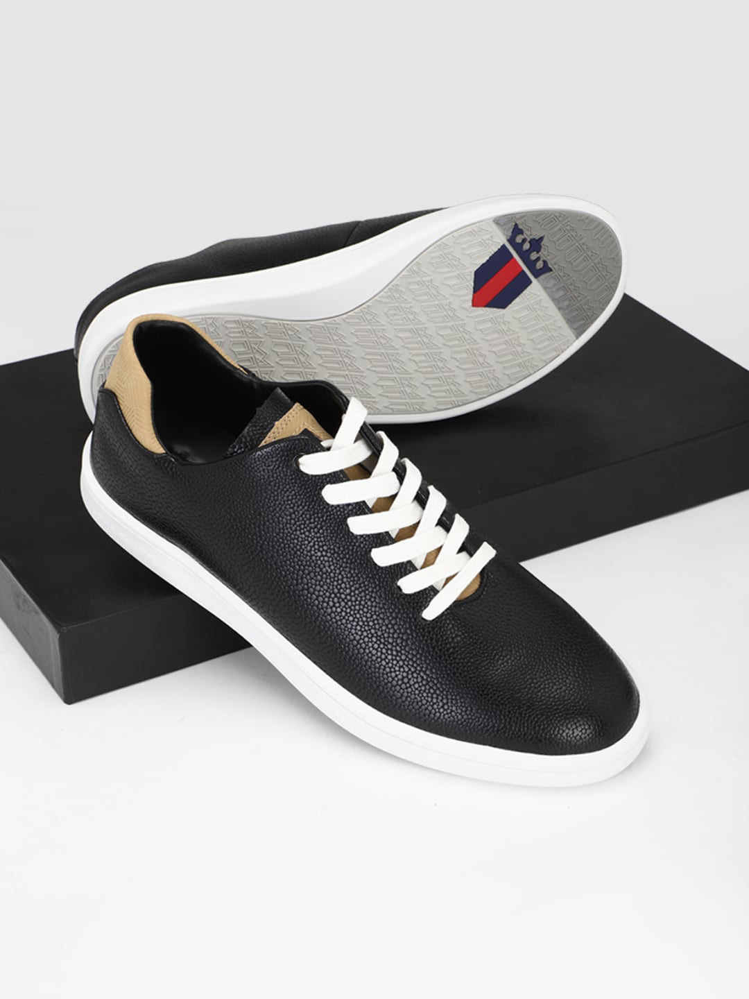 Louis Philippe Sport Men Leather Sneaker Casual Shoes