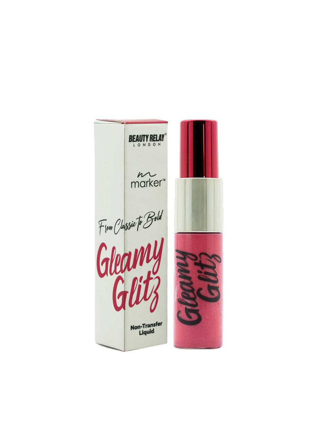 BeautyRelay London Gleamy Glitz From Classic to Bold Lipstick 10g-Purple Fusion