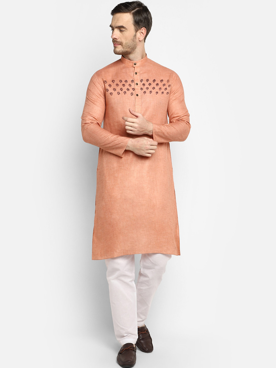 DEVOILER Men Kurta with Pyjamas