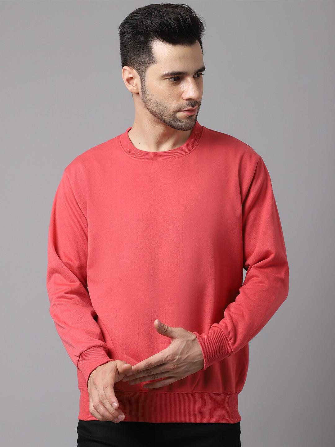 MACK JONNEY Men Pink Sweatshirt