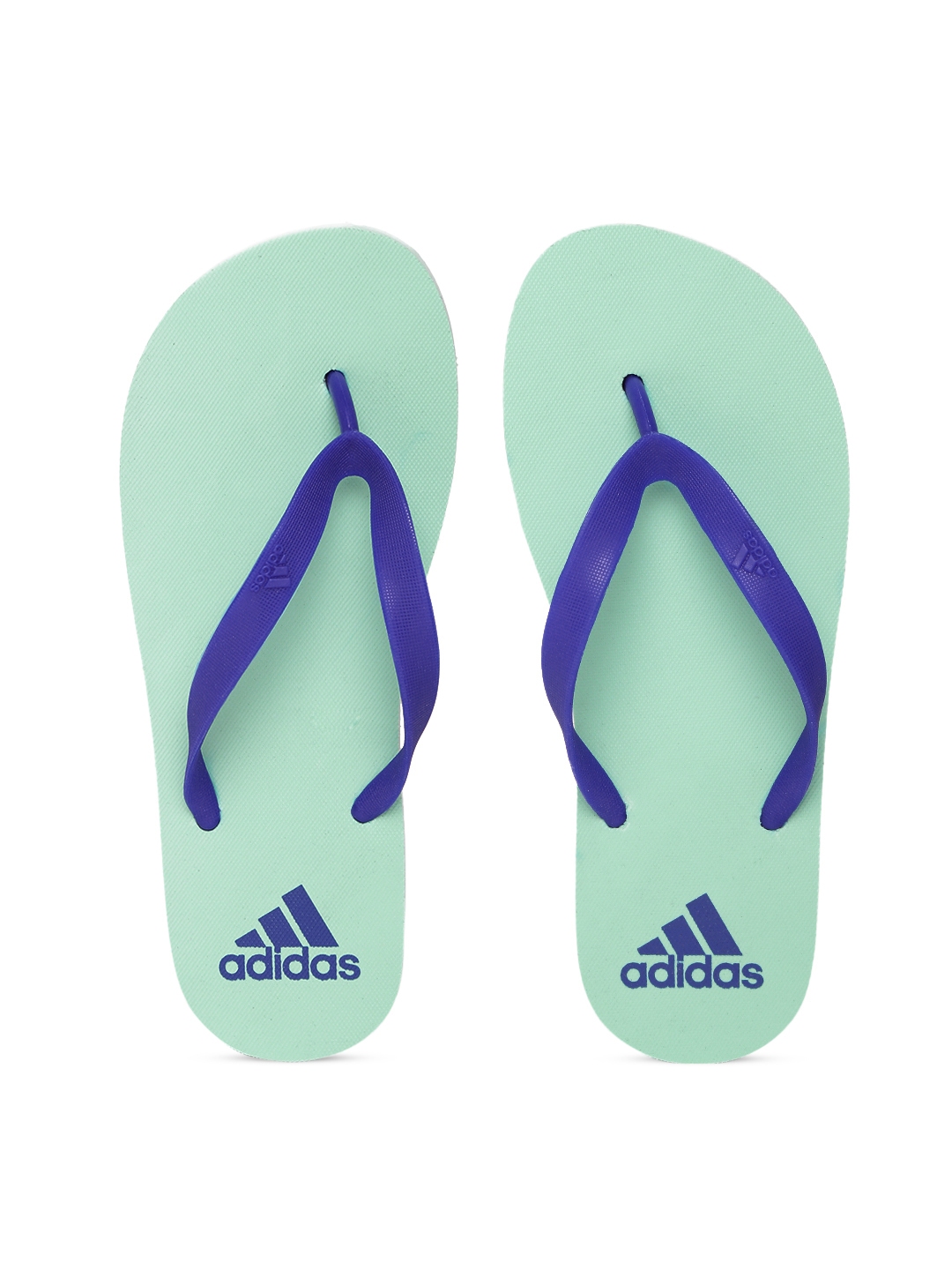 Adidas blue thong flip flop online