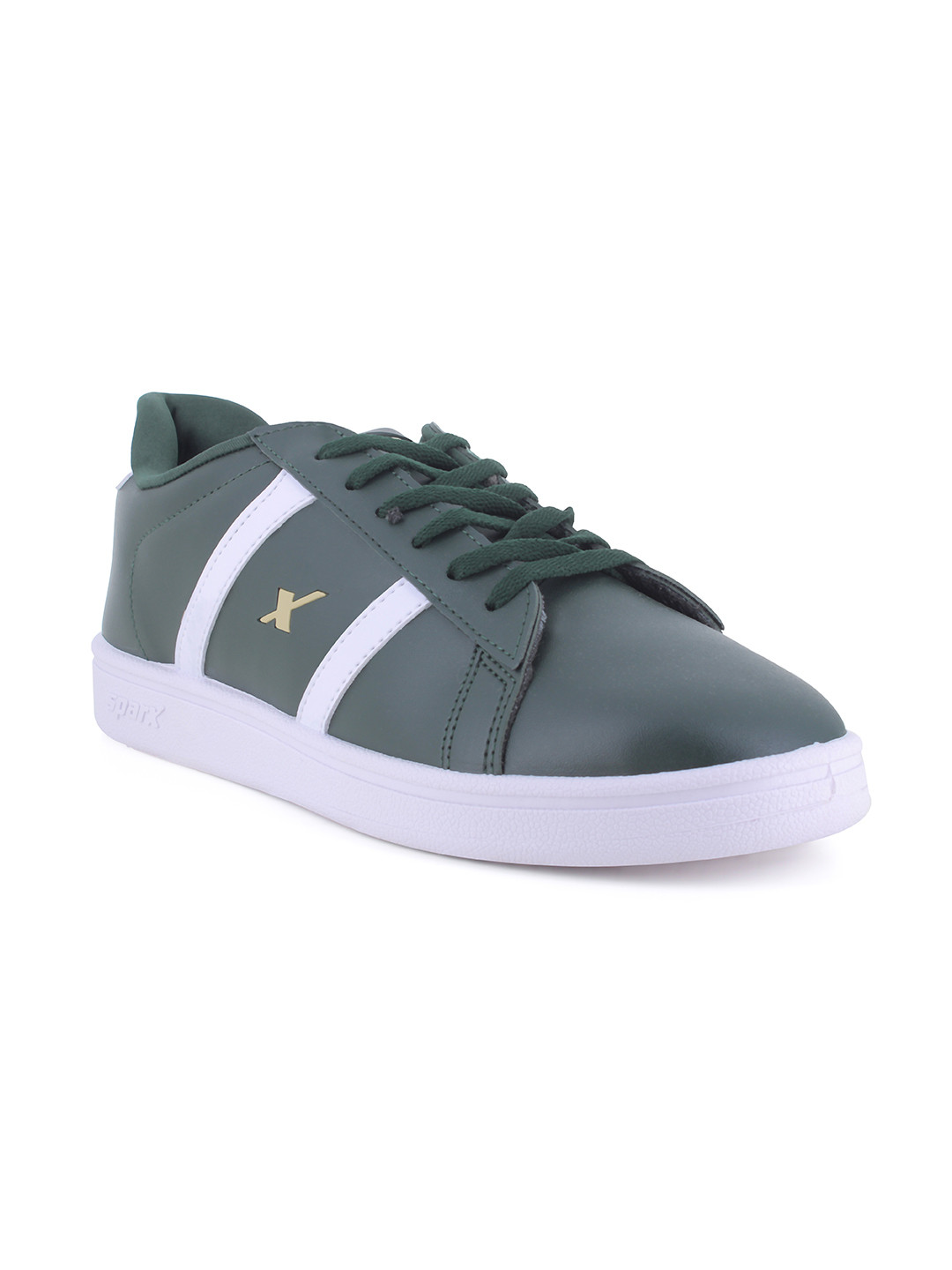 Sparx Men Colourblocked Synthetic Leather Sneakers